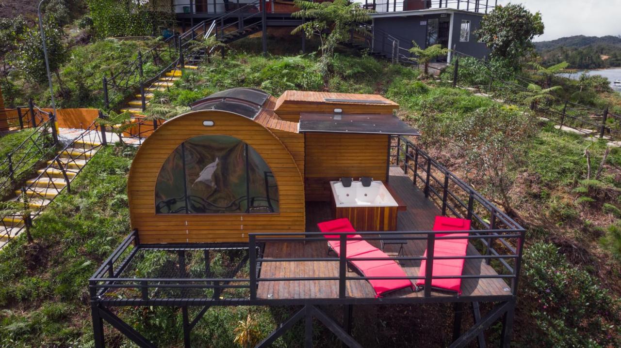 Glamping The Mountain Hotel Guatape Ngoại thất bức ảnh